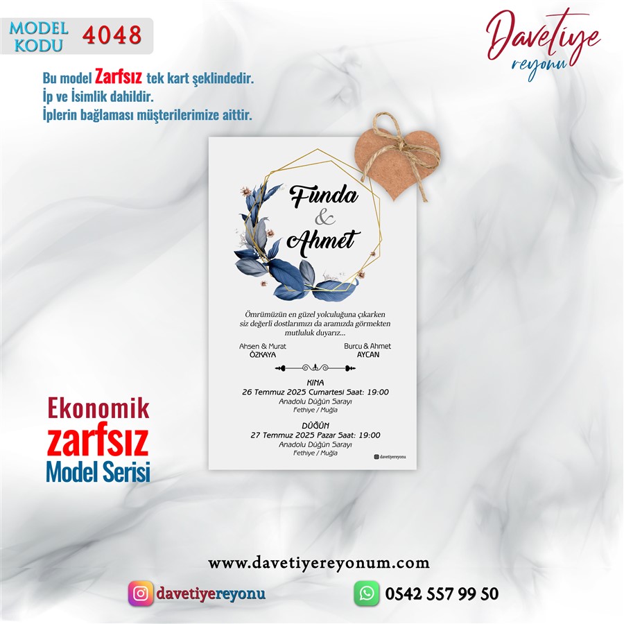 zarfsız ekonomik tekli davetiye – 4048 zarfsız ekonomik tekli davetiye – 4048